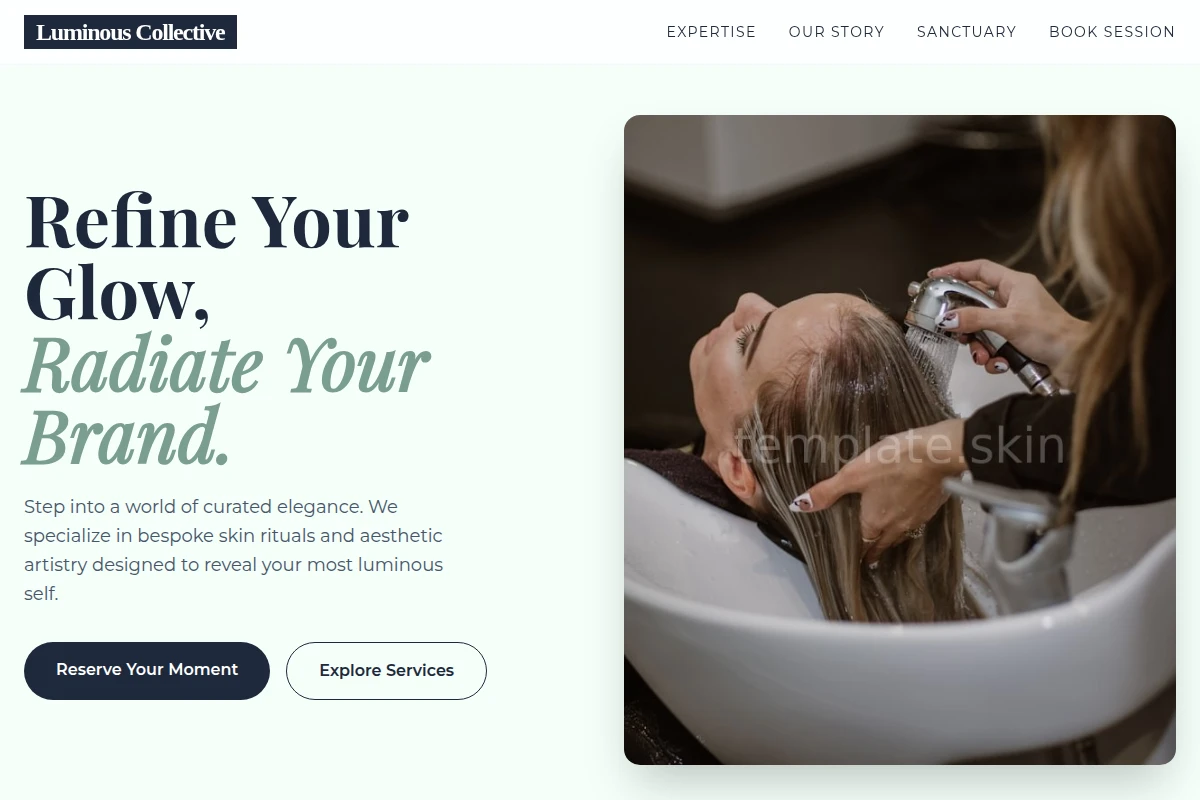 Minimal Beauty Salon